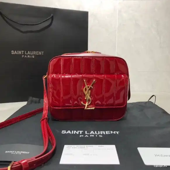 leather YSL Patent Vicky 0617